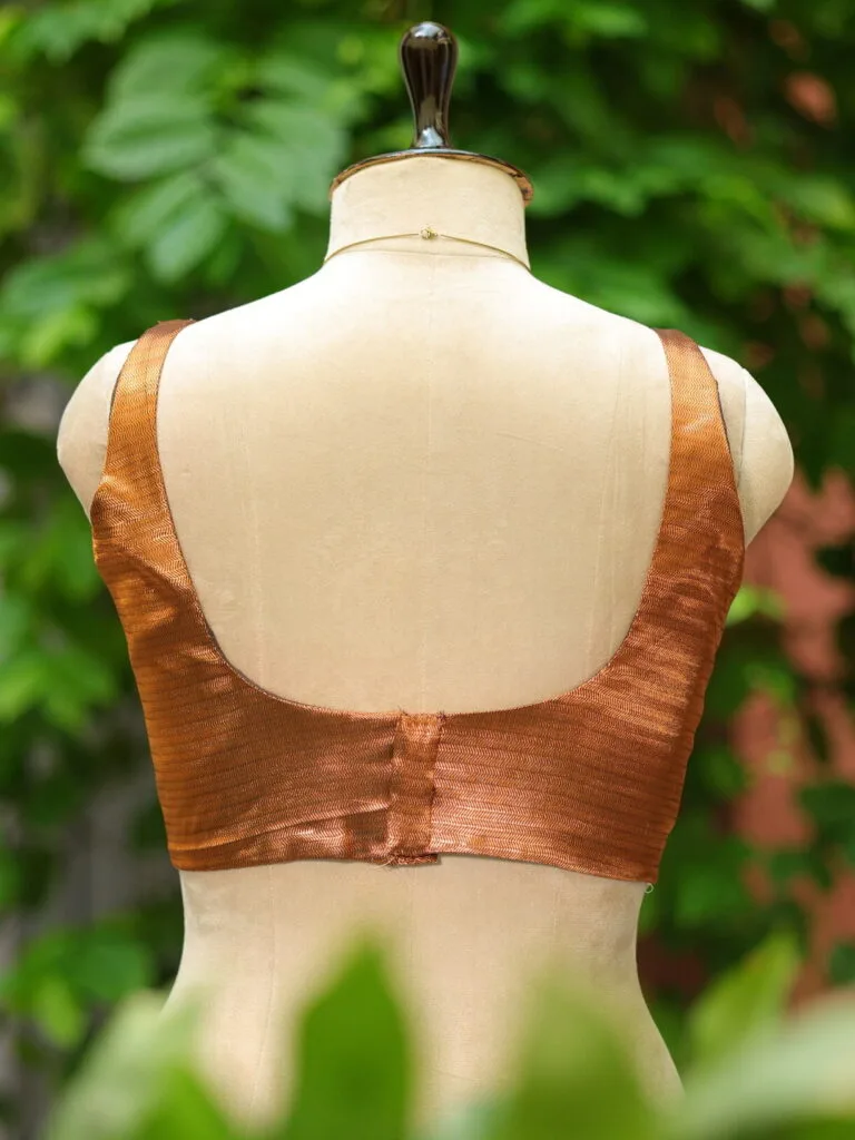 Metallic Raga Round Neck - copper