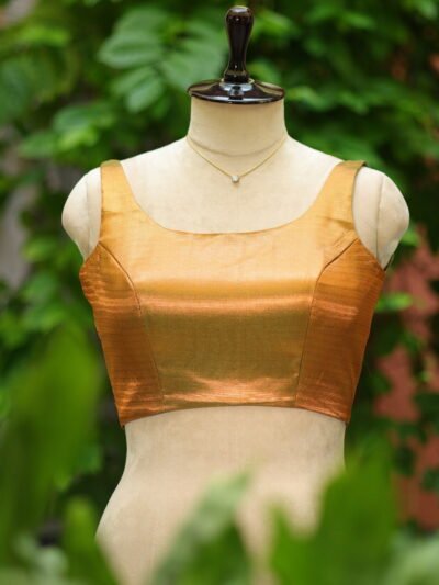 Metallic Raga Round Neck - golden