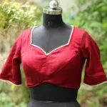 Moti Bichitra Backless - maroon