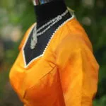 Moti Bichitra Backless - mustard-golden