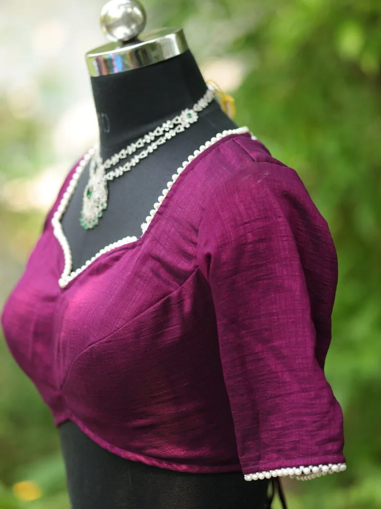 Moti Bichitra Backless - purple