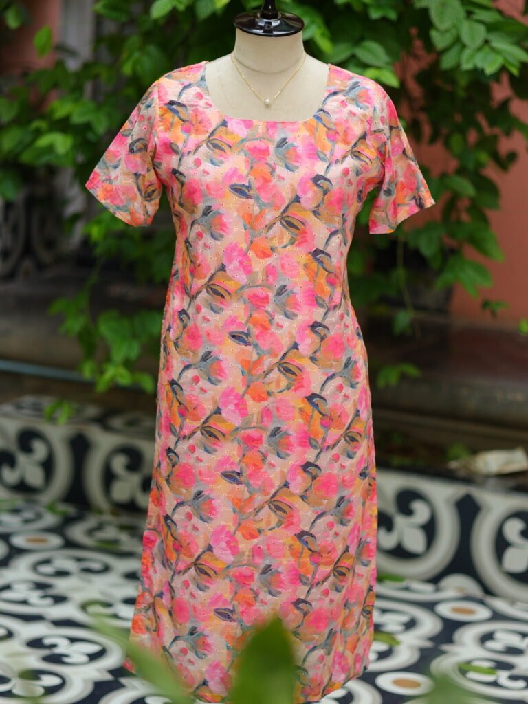 Multi Floral Chikan