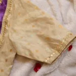 Mumtaz Aada – Blouse in Beige, side view | Tilattama