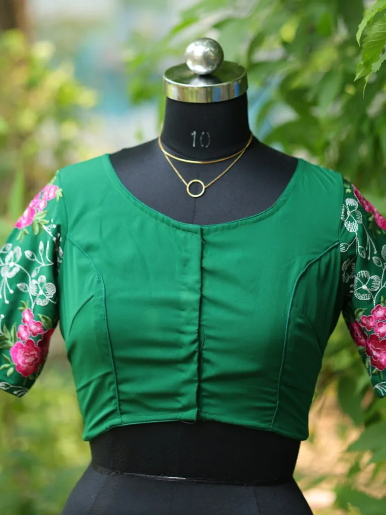 Nayantara – Blouse in Green | Tilattama