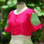 Pan Pata G/S – Blouse in Rani, side view | Tilattama