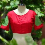 Pan Pata G/S – Blouse in Red, front view | Tilattama