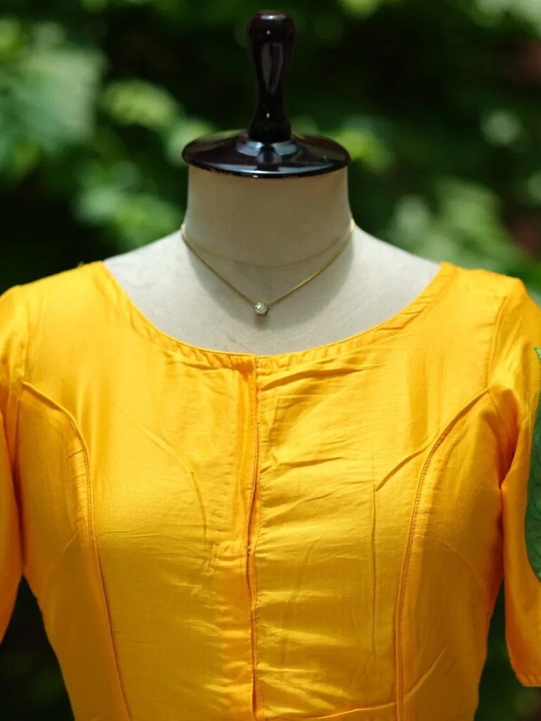 Pan Pata G/S – Blouse in Yellow | Tilattama