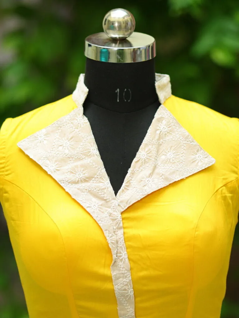 Pearl Petal – Blouse in Yellow | Tilattama