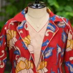 Pen Kalamkari Shrug Co-Ord Set – Co-ord in Red | Tilattama
