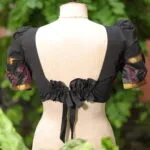Pochampally Bow Backless - black