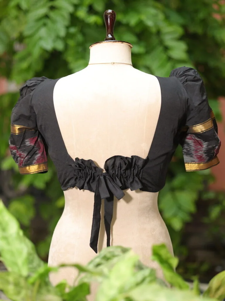 Pochampally Bow Backless - black