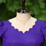 Pochampally Bow Backless – Blouse in brinjal | Tilattama