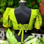 Pochampally Bow Backless - neon-green