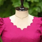 Pochampally Bow Backless - purple