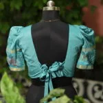 Pochampally Bow Backless - sea-green