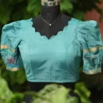 Pochampally Bow Backless - sea-green