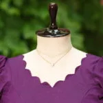 Pochampally Bow Backless – Blouse in Wine | Tilattama