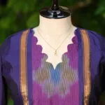 Pochampally Kurti – Kurti in Mid Night Blue | Tilattama