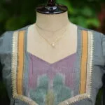 Pochampally One Piece – Kurti in Slate | Tilattama