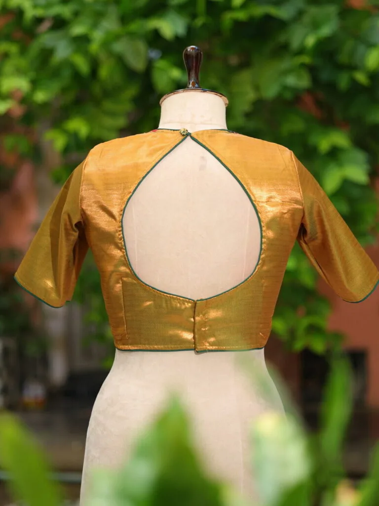 Raga Katan Mumtaz – Blouse in MULTI, back view | Tilattama