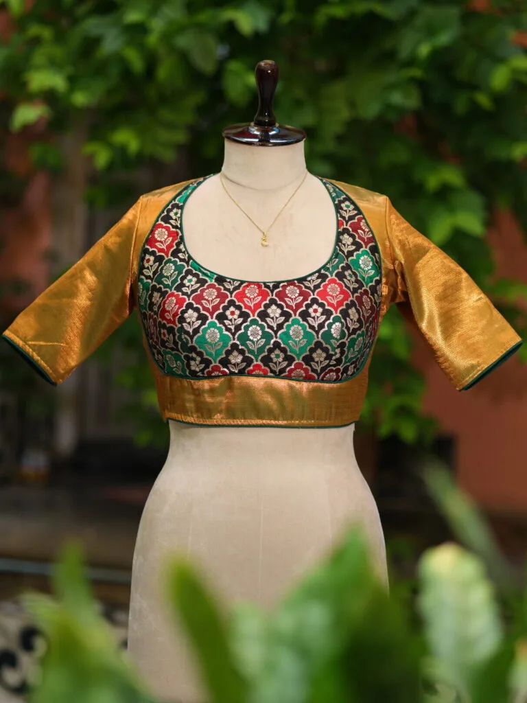 Raga Katan Mumtaz – Blouse in MULTI, front view | Tilattama