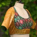 Raga Katan Mumtaz – Blouse in MULTI, side view | Tilattama