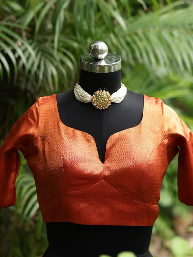 Raga Sabyasachi G/S – Blouse in Orange | Tilattama