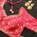 Rajrani – Blouse in Rani, front view | Tilattama