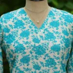 Rapid Block Kurta – Kurti in Firoza | Tilattama