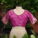 Rupashree N/P – Blouse in Purple, front view | Tilattama