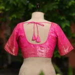 Rupashree N/P – Blouse in Rani, back view | Tilattama