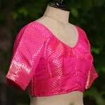 Rupashree N/P – Blouse in Rani, side view | Tilattama