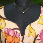 Saby Pen Kalamkari – Blouse in Off white | Tilattama