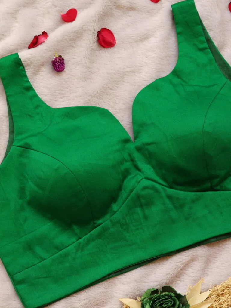 Sabyasachi Cut – Blouse in Green | Tilattama