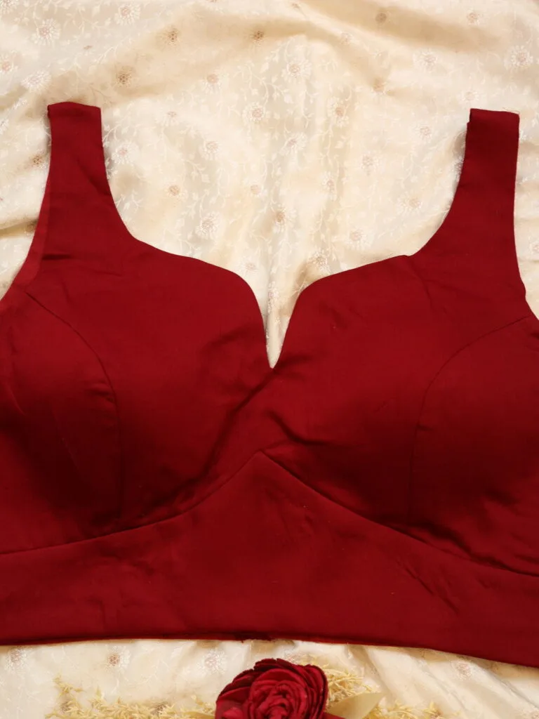 sabyasachi cut – Blouse in Maroon | Tilattama