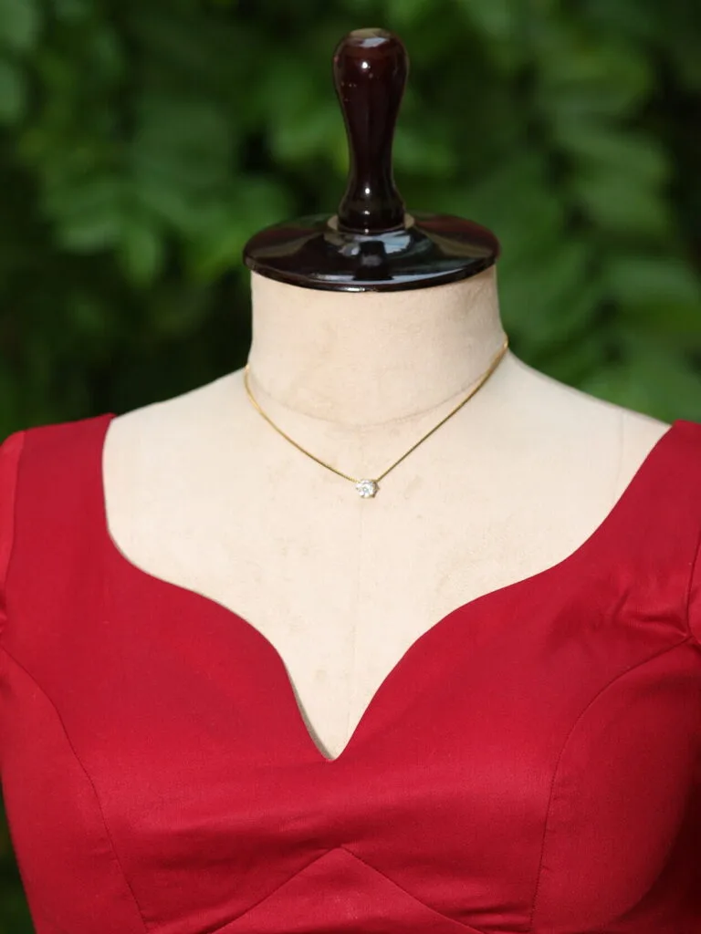 Sabyasachi G/S – Blouse in Maroon | Tilattama
