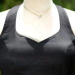 Sabyasachi Halter Neck – Blouse in Black, neckline | Tilattama