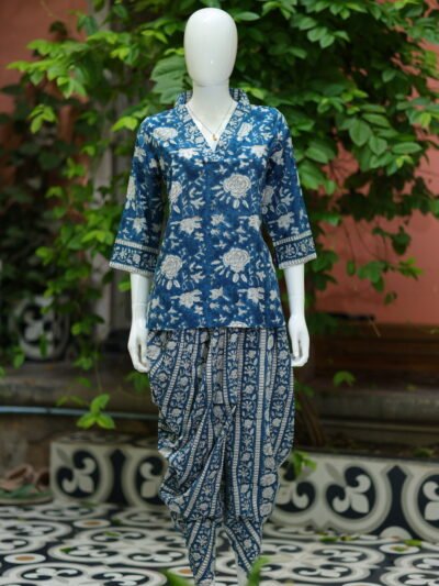 Sangeneri Dhoti co-ord Set