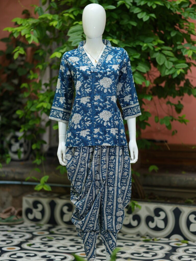 Sangeneri Dhoti co-ord Set