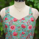 Sangeneri Noodles Strap Kurti – Kurti in Rama green | Tilattama