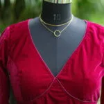 Solid Velvet F/S – Blouse in Magenta | Tilattama