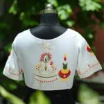 Topor G/S – Blouse in white, back view | Tilattama