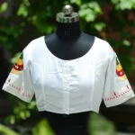 Topor G/S – Blouse in white, front view | Tilattama