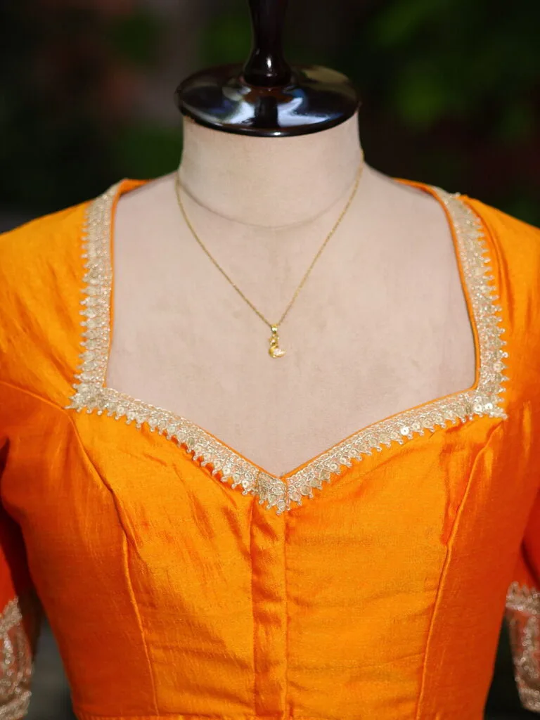 Badsahi Bichitra – Blouse in Golden Yellow | Tilattama
