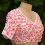Madhabilata – Blouse in white, side view | Tilattama