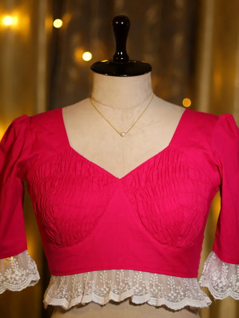 Nandini – Blouse in Rani | Tilattama