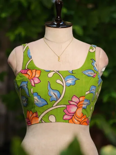 Pen Kalamkari Round Neck
