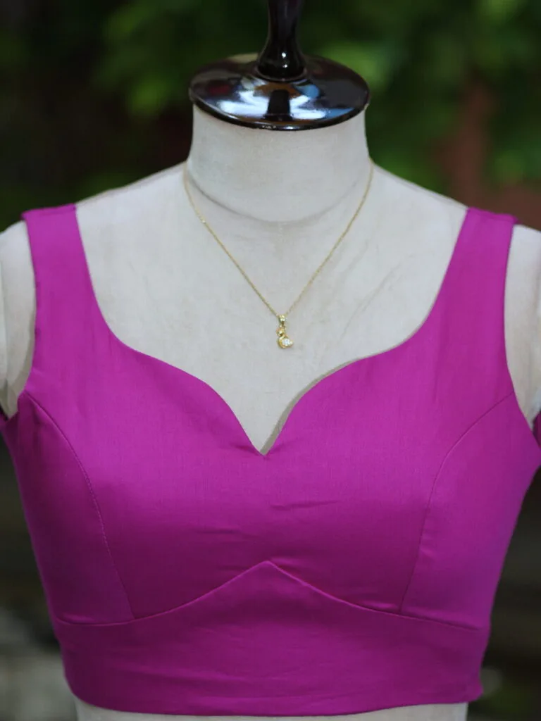 sabyasachi cut – Blouse in Purple | Tilattama