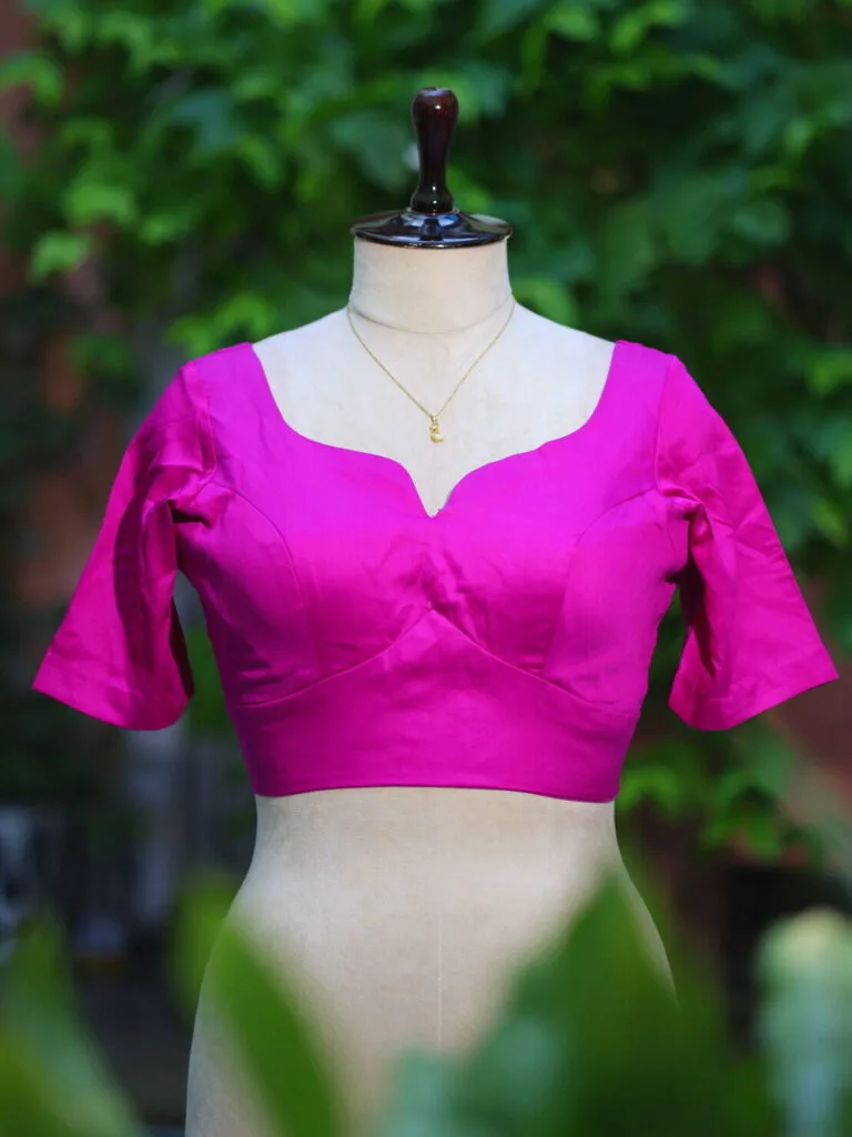 Sabyasachi G/S – Blouse in Purple, front view | Tilattama
