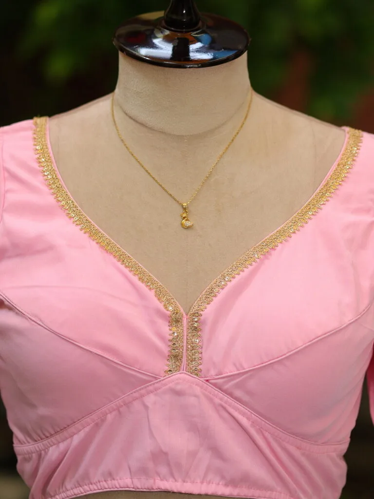 Sagun 2 – Blouse in Baby pink | Tilattama